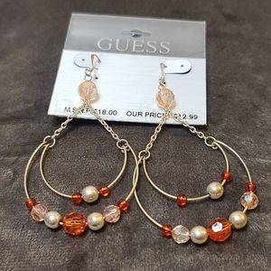 Guess hoop earrings